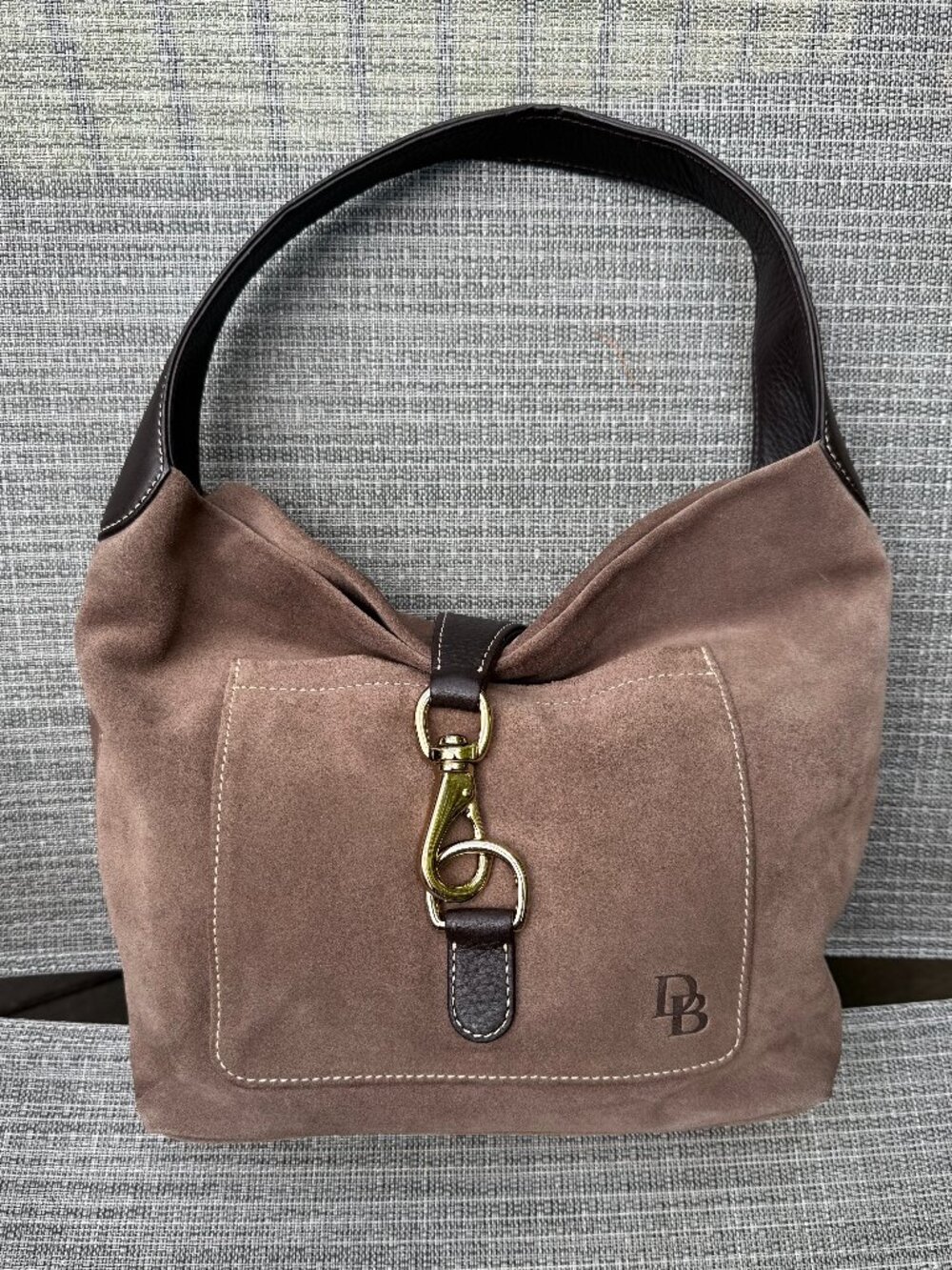 Dooney & Bourke Medium Suede Annalisa Lock Sac